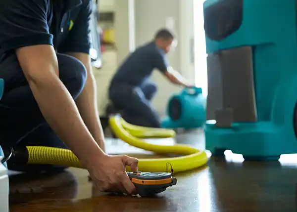 water damage restoration service New Waverly